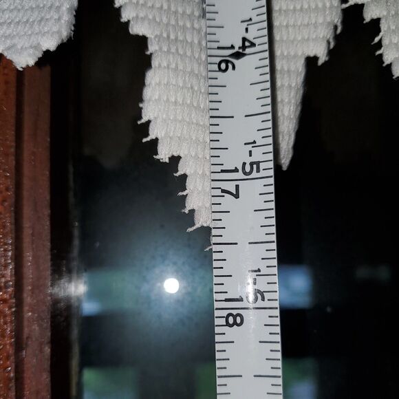 1 Off White Battenburg Lace Valance Scalloped Victorian 60"L X 17.5"H Pocket Rod - Picture 6 of 8